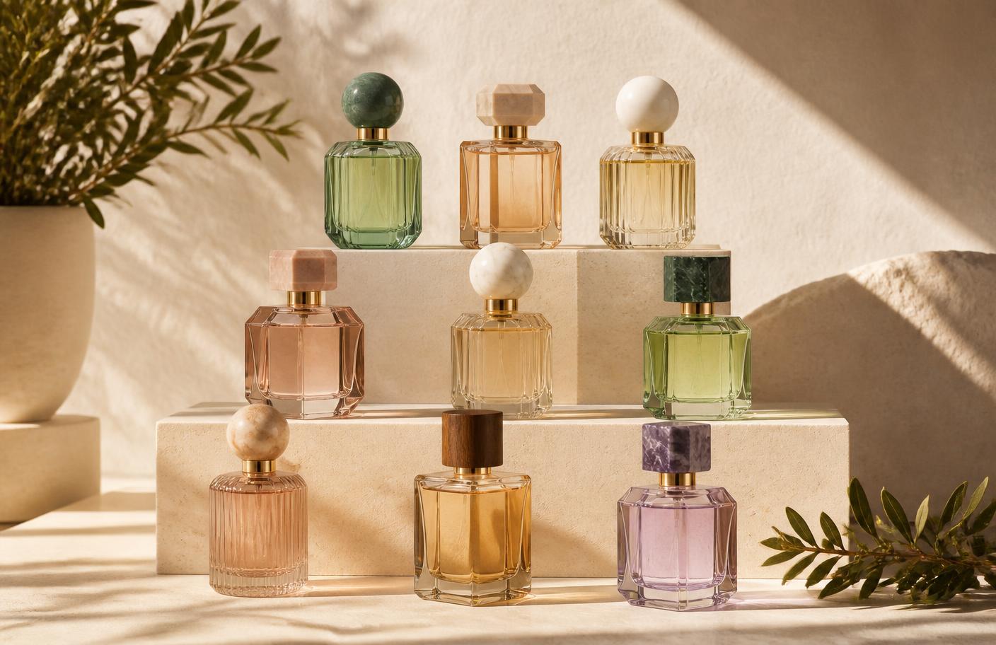A collection of thirty fragrance possibilities